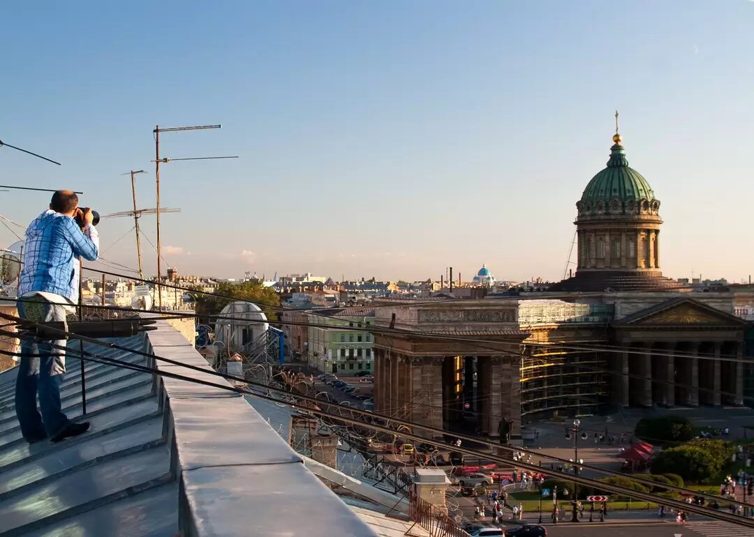 Смотровая площадка Казанского собора Санкт Петербург