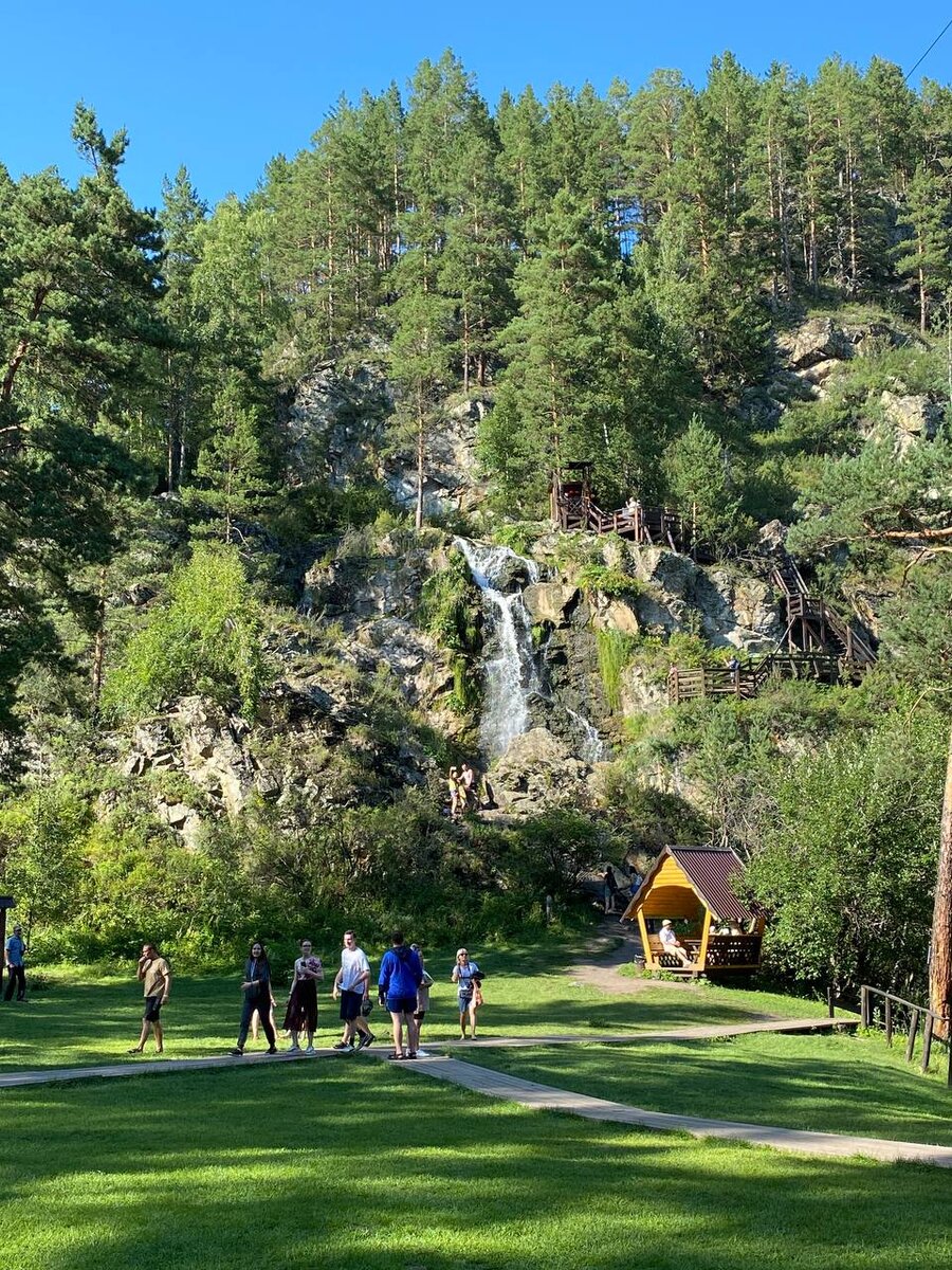 Алтай. Камышлинский водопад.