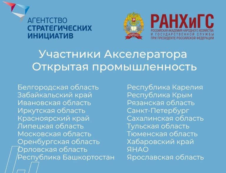    Оренбуржье в ТОП-5 Всероссийского акселератора по промышленному туризму Марина Шарт