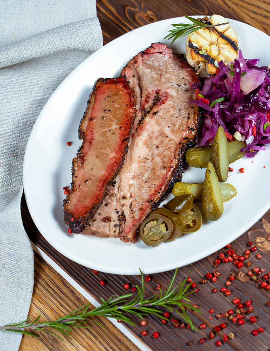 Брискет из мраморной говядины PRIMEBEEF длительного копчения