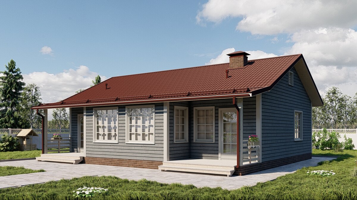 Каркасный дом Байкал