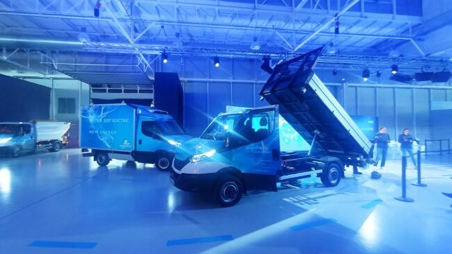 Iveco e-Daily проехал в Турине
