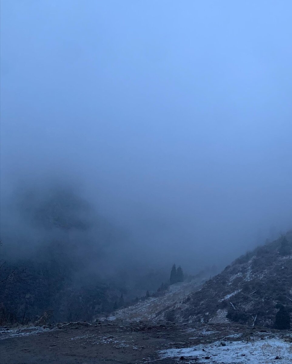 Был туман и дождь и снен