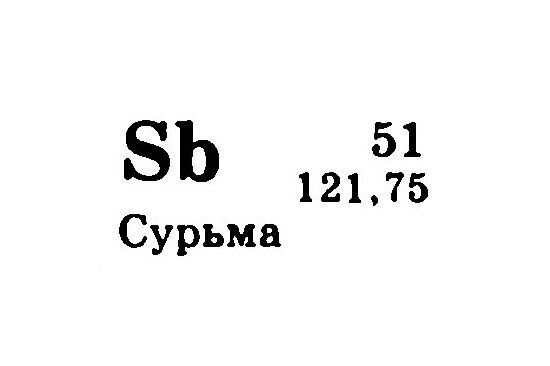 Ионы сурьмы