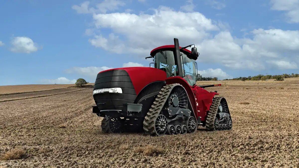 Фото: Пресс-служба BKT Первая модель в линейке резиновых гусениц BKT AGRIFORCE BK T71 на тракторе Case IH