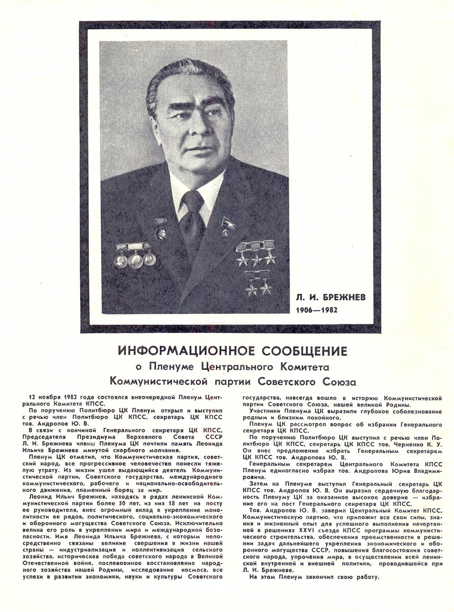 Город брежнев года