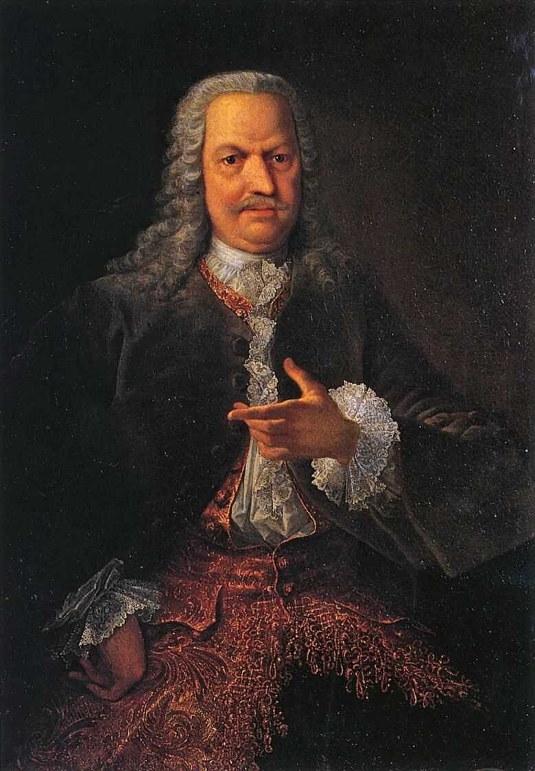 Акинфий Никитич Демидов (1678–1745), портрет работы Георга Кристофа Гроота, 1741-1745 гг.