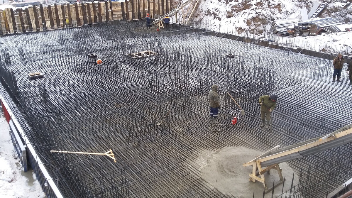 Как заливать бетон зимой? Заливка бетона в зимнее время в Ставрополе