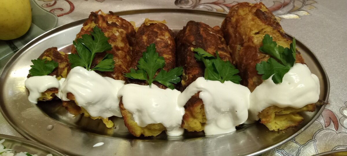 Голубцы жареные