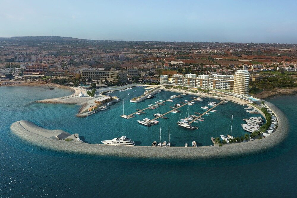 Площадь Paralimni Marina составит 29 000 кв. м.