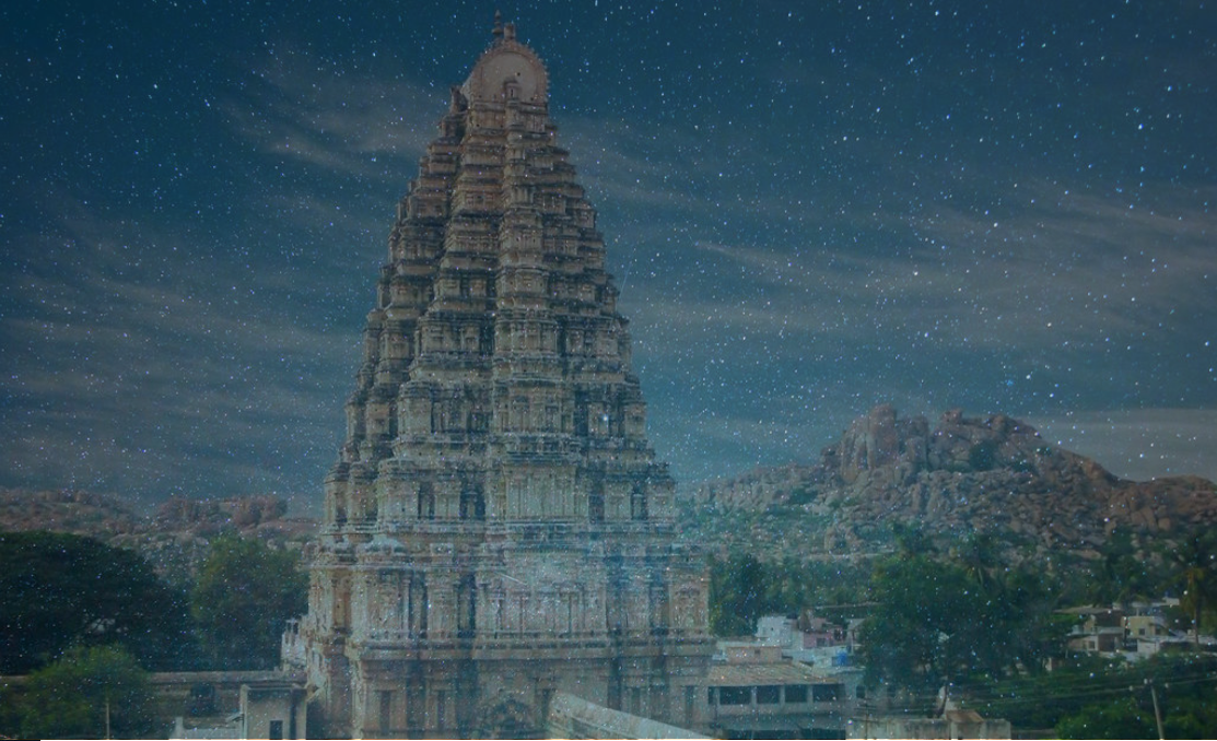 Храм Вирупакши в Хампи. Самые ранние надписи с упоминанием Шивы датируются 9-10 веком