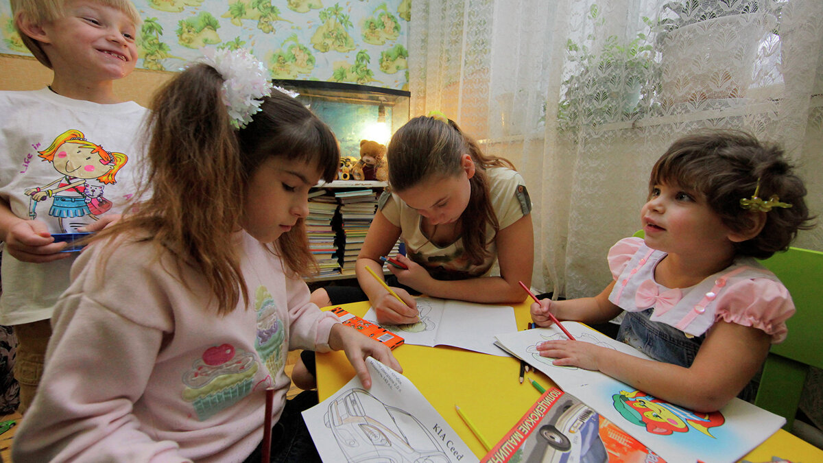    #Многодетная семья© РИА Новости . Руслан Кривобок