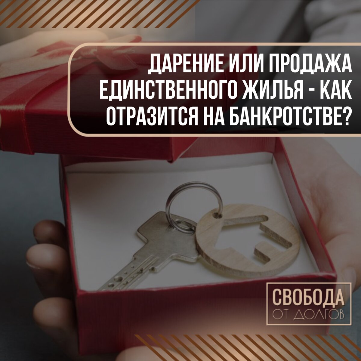 Дарение или продажа единственного жилья - как отразится на банкротстве? |  СВОБОДА от ДОЛГОВ | Дзен