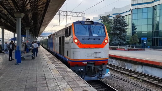 Алматы — Бишкек | Поезд №385Н, плацкартный вагон | КТЖ (Кыргыз Темир Жолу)