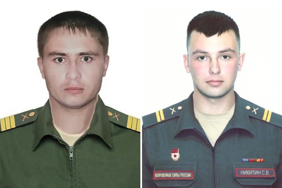     Сержант Александр АРТЕМЬЕВ и Младший сержант Семен НИКИТИН