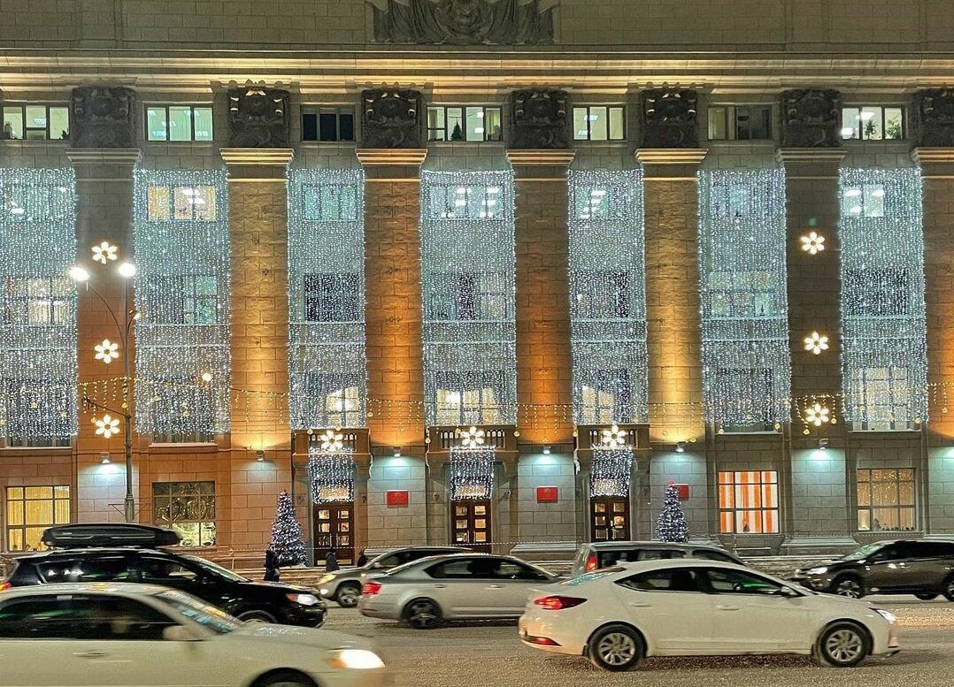 Новосибирск, здание мэрии Новосибирска, фото @fotograf.sib