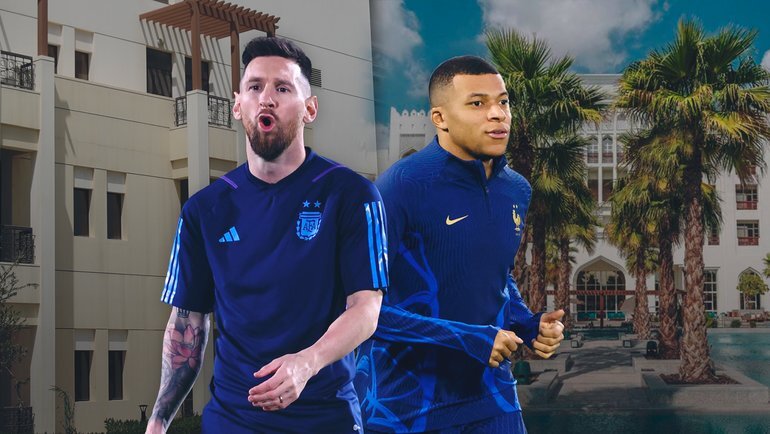    Лионель Месси и Килиан Мбаппе.