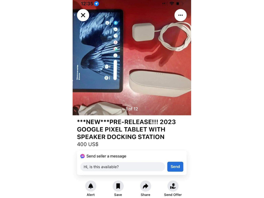    Неанонсированный Google Pixel Tablet появился на первых фотографиях