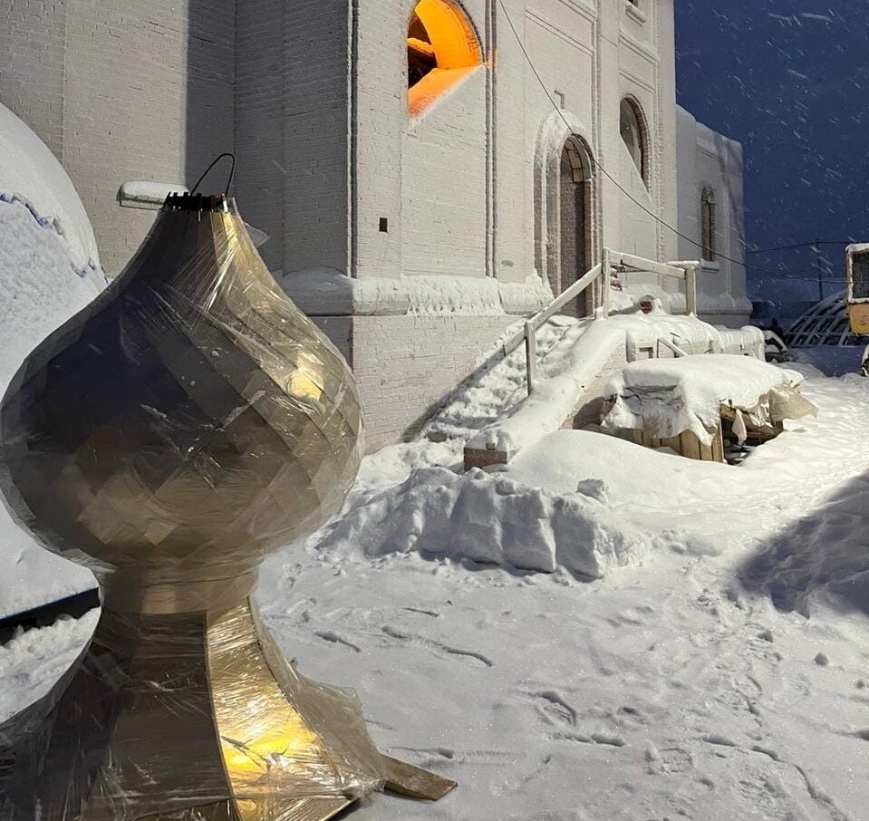    К Новому Году строящийся храм в Нягани обретёт купол