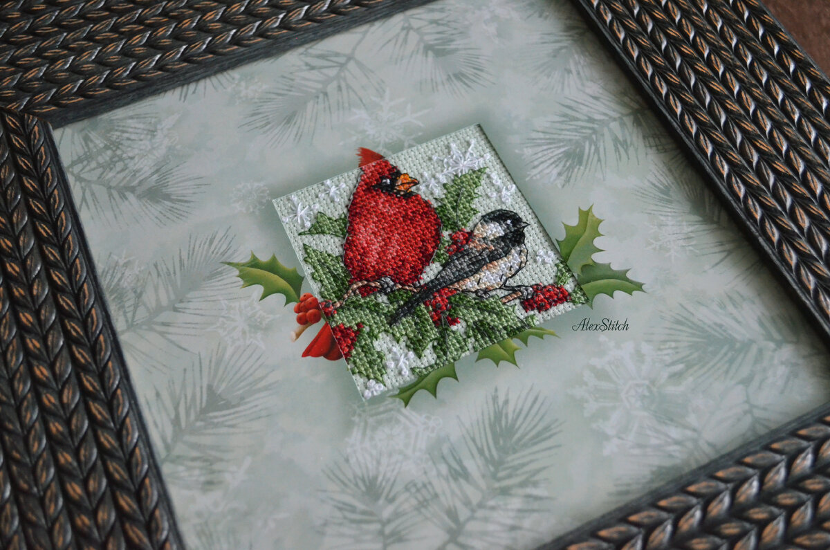 Dimensions Daydreams 73182 "Holly birds".