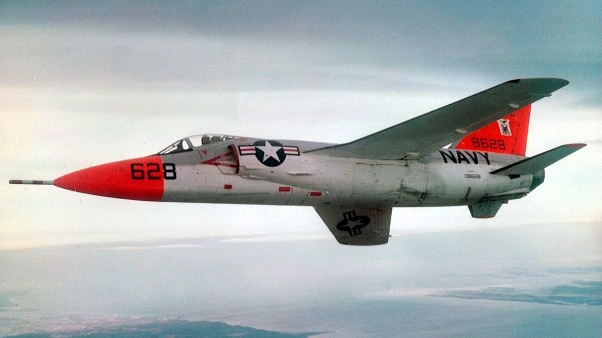 Грумман F-11 "Тайгер". Фото из интернета.