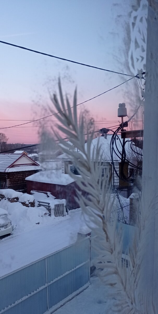 Перья на окнах