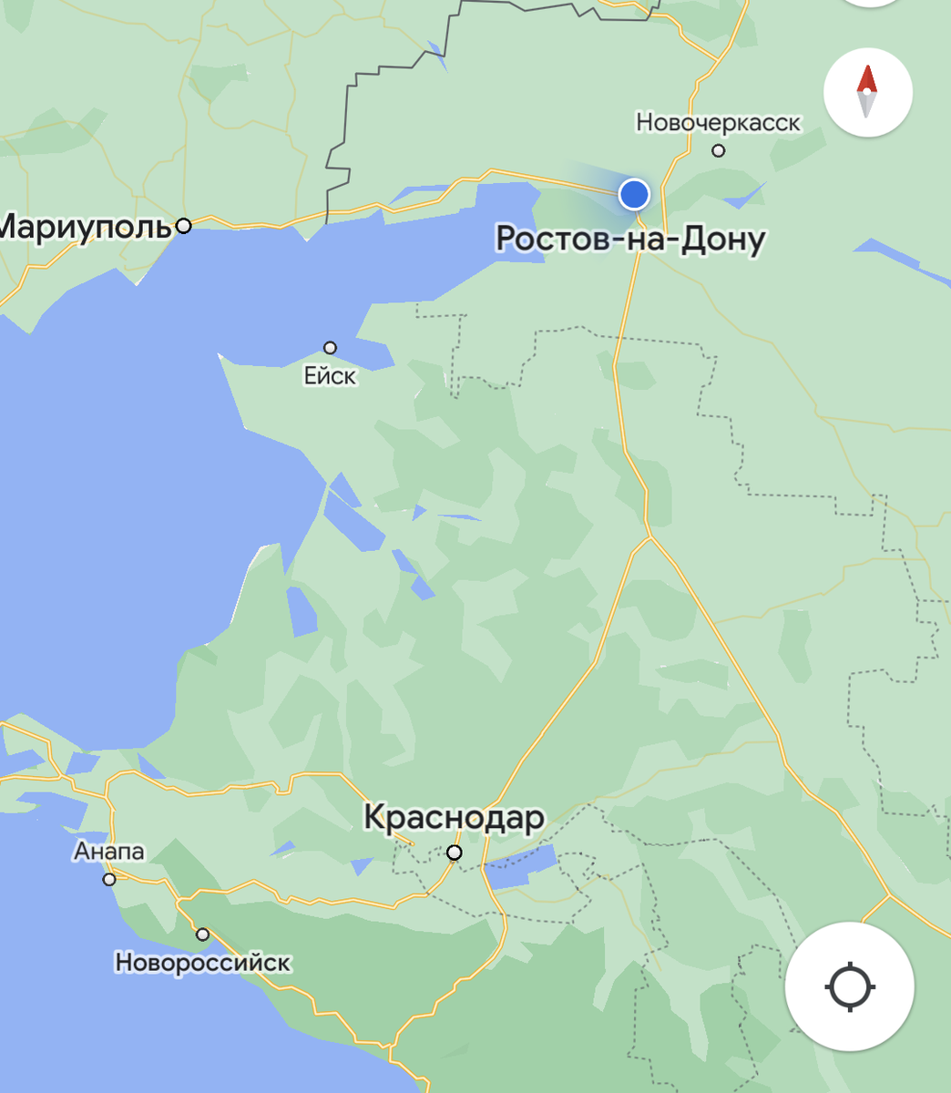 Скрин с google карт, для наглядности