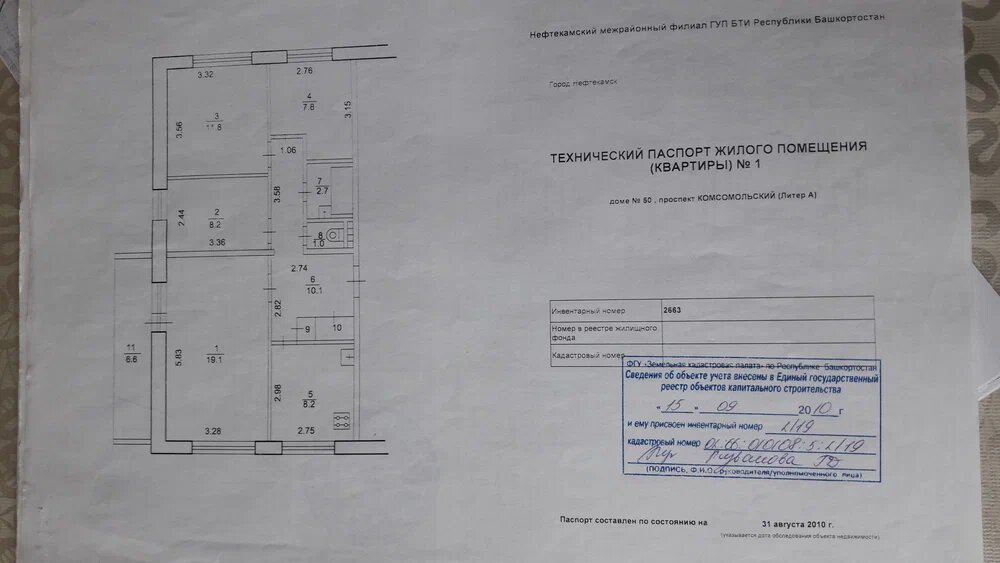 Техпаспорт бти