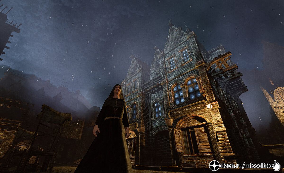 В такой мрачной атмосфере может привидеться что угодно. И химеры, и монстры, и демоны. 