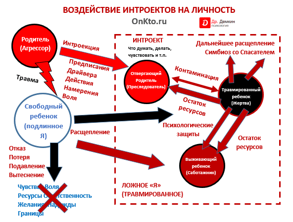 Интроекты в психологии это. Механизм интроекции. расщепление личности в психологии. популярные интроекты. соотношение распада и развития психики..