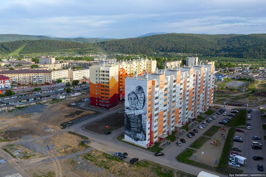 Карта сатка с домами и улицами и