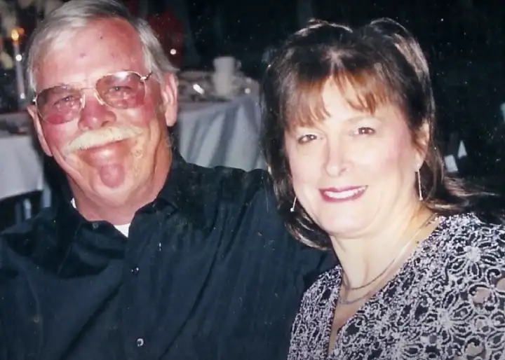 Линда и ее муж Джон, с которым она прожила в браке 38 лет.