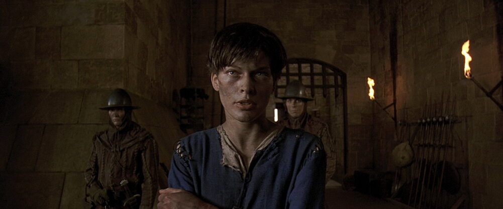 Кадр из фильма Жанна Д'Арк 1999 год. Режиссер Люк Бессон.