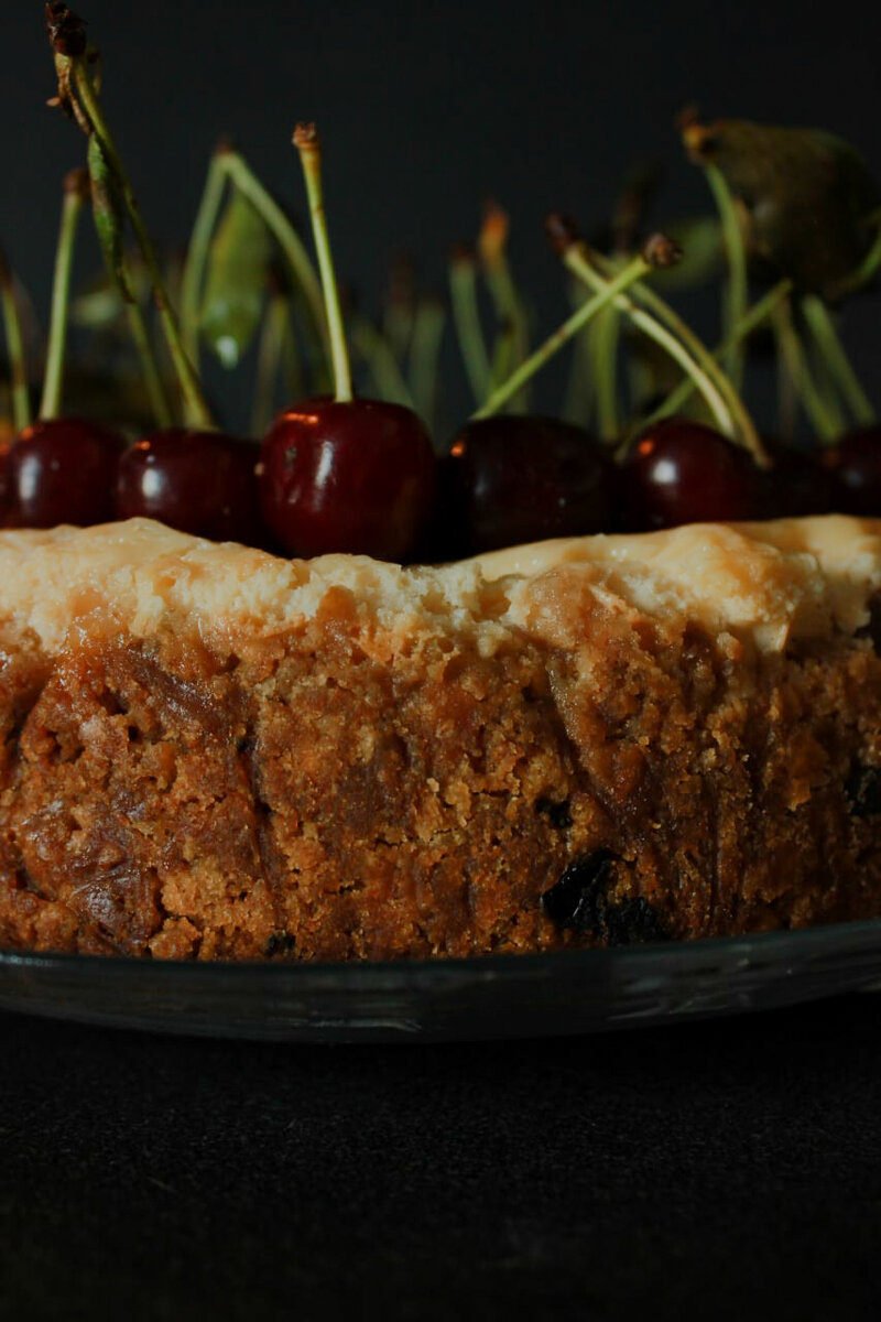Нежный, вкусный вишнёвый чизкейк 