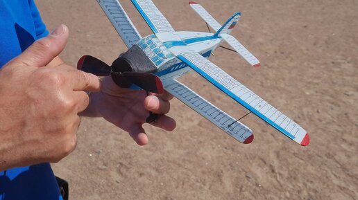 Резиномоторный самолёт Ан-2 из пенопласта. Копийные резиномоторные ...