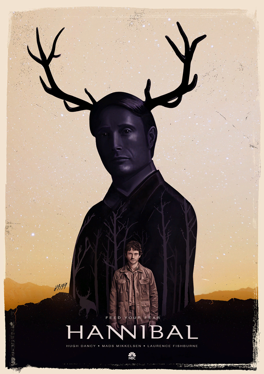 Постер Сериала Ганнибал.
