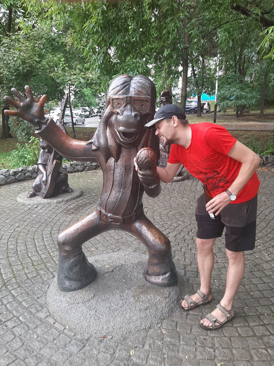 Бременские музыканты на улицах Хабаровска