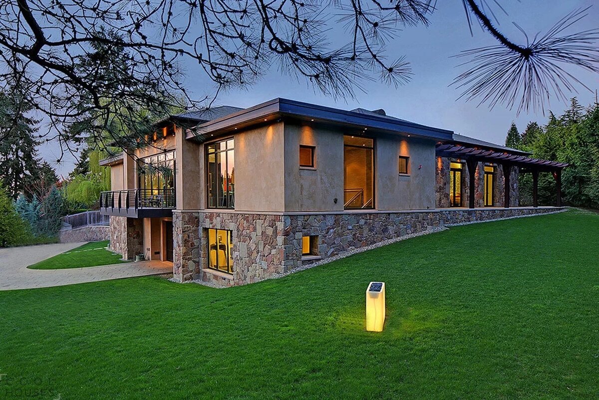 Разноуровневый ландшафт участка