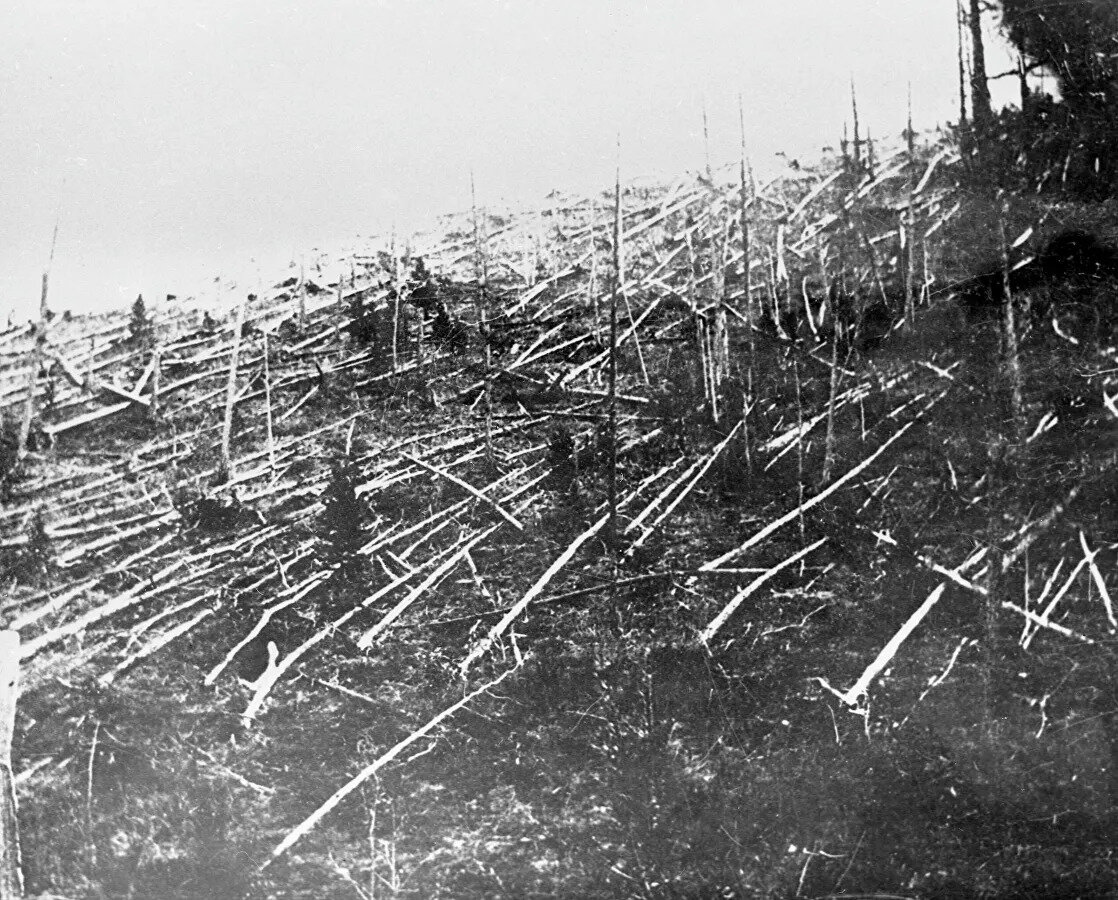 Падение тунгусского метеорита в 1908 году фото