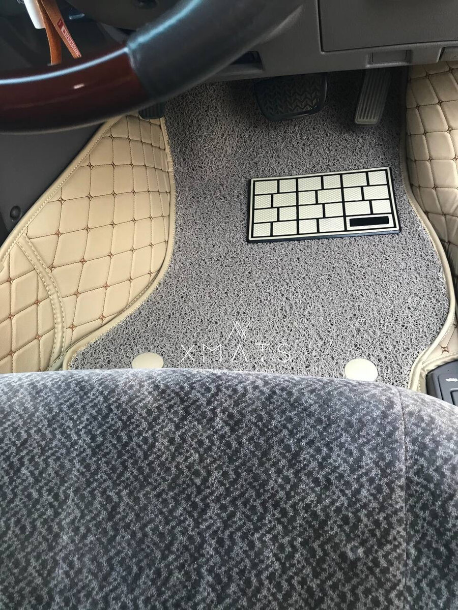 3D коврики из экокожи на Toyota Mark 2