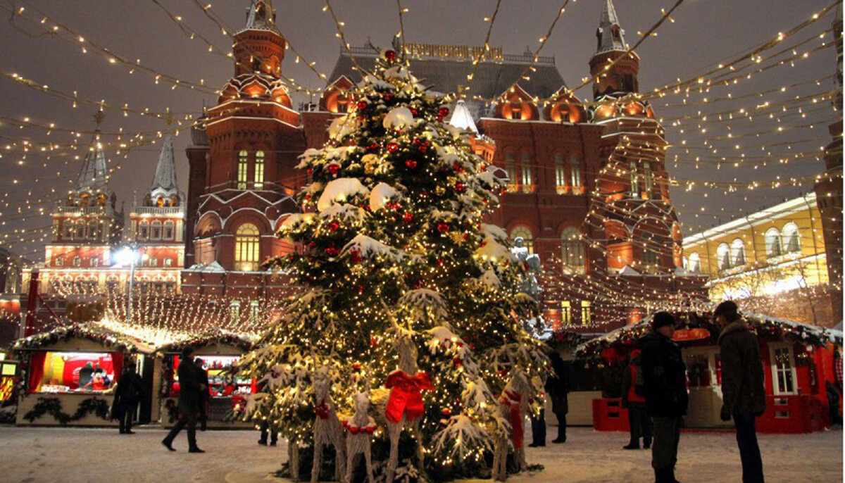 Новогодняя Москва. Фото из открытых источников.