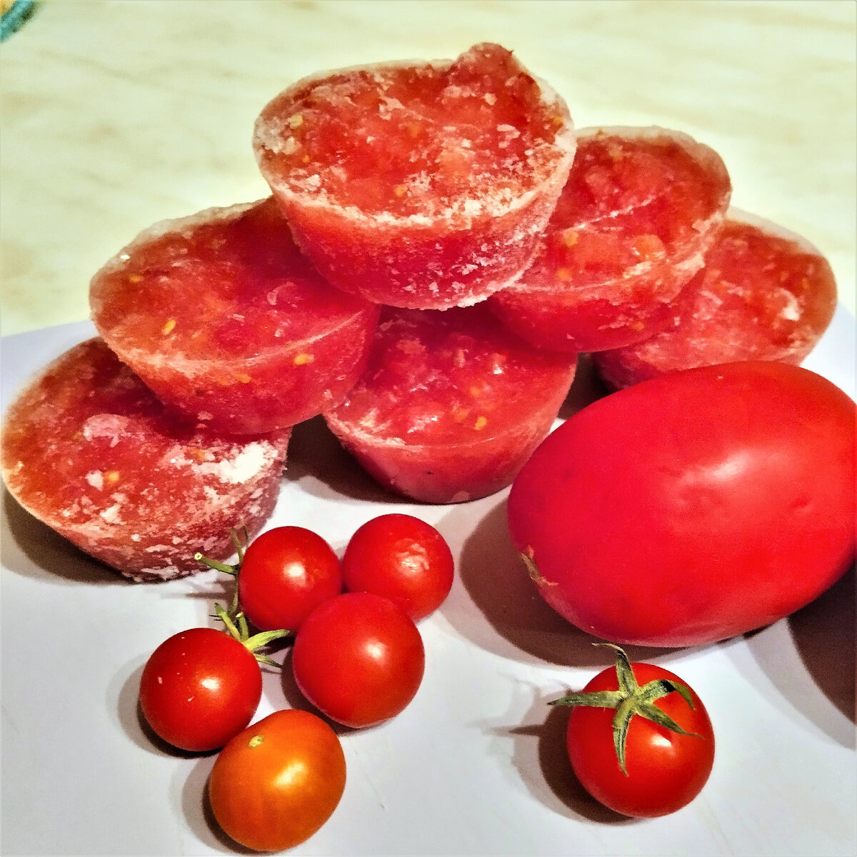 заморозка свежих помидоров. dzen.ru/tatiana_day