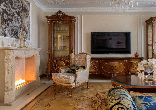 Классический биокамин – в стиле Ампир