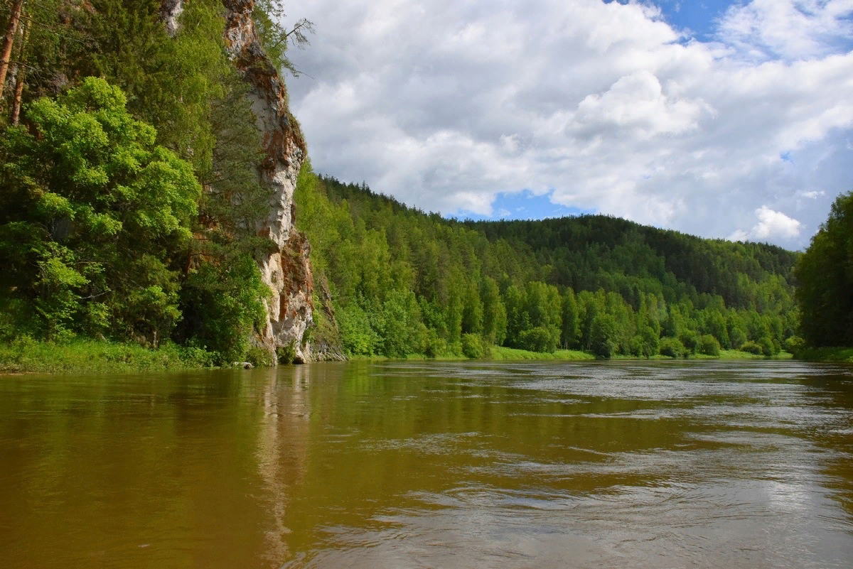 Церковь на реке Чусовая