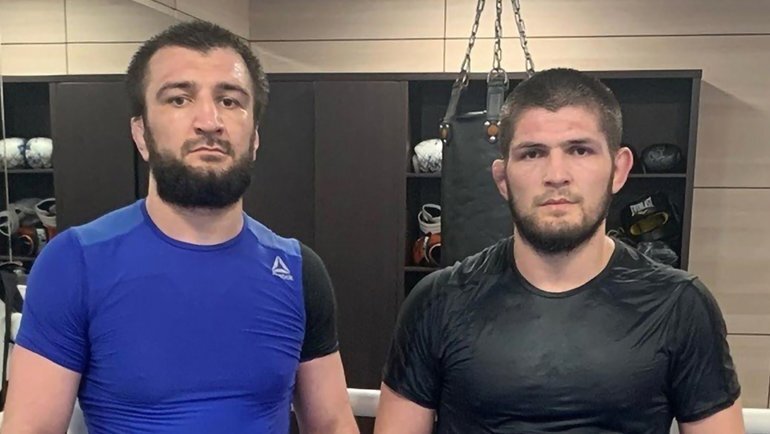    Абубакар и Хабиб Нурмагомедовы.