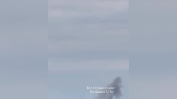 Очевидцы сняли прилёты в Харькове. Видео © Telegram / "Харьков Life" / "Труха. Украина"