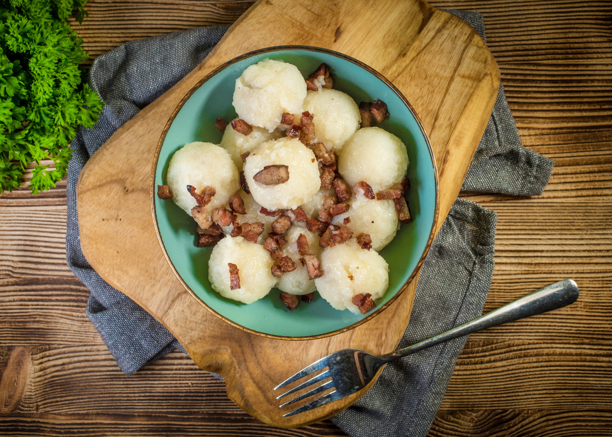 Галушки с картошкой