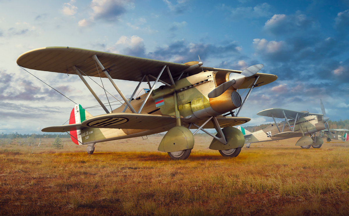 Fiat CR.32. Итальянский истребитель-биплан Фиат CR.32. Fiat CR-32 Freccia. CR.32.