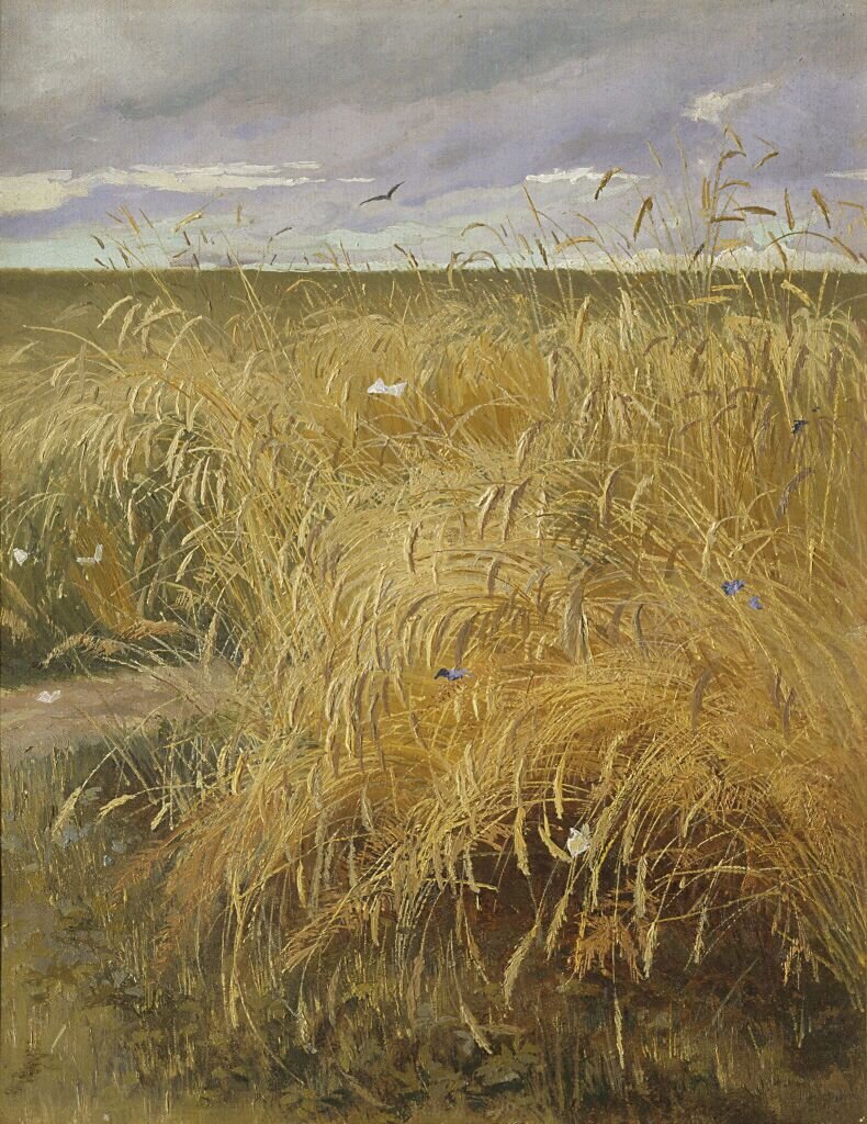 "Рожь", О.А. Лагода-Шишкина, 1880-1881. Третьяковская галерея, Москва.