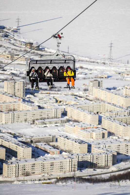 Вот такой вид на город ждет вас с кировского подъемника